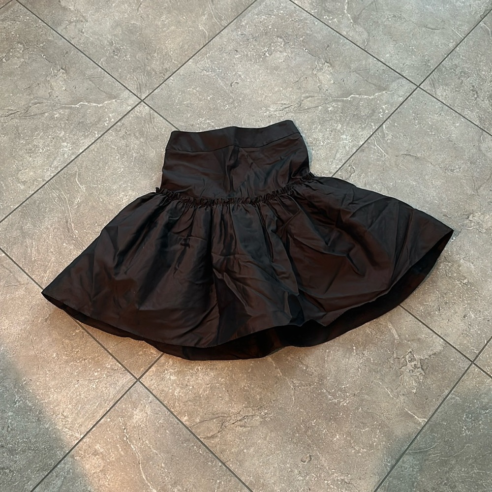 Monique Lhullier brown Silk Skirt